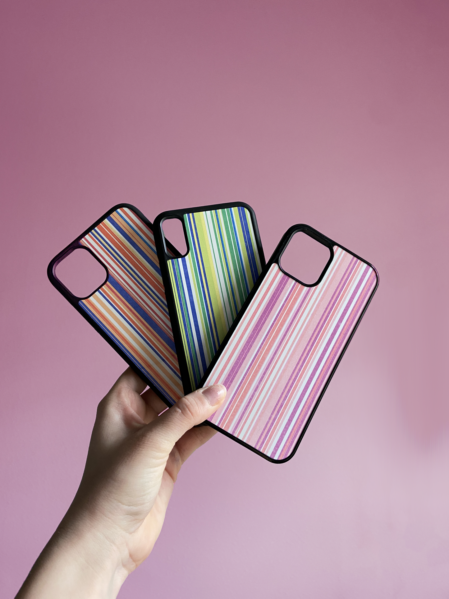 Pink Stripe Phone Case
