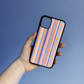 Blue Orange Stripe Phone Case