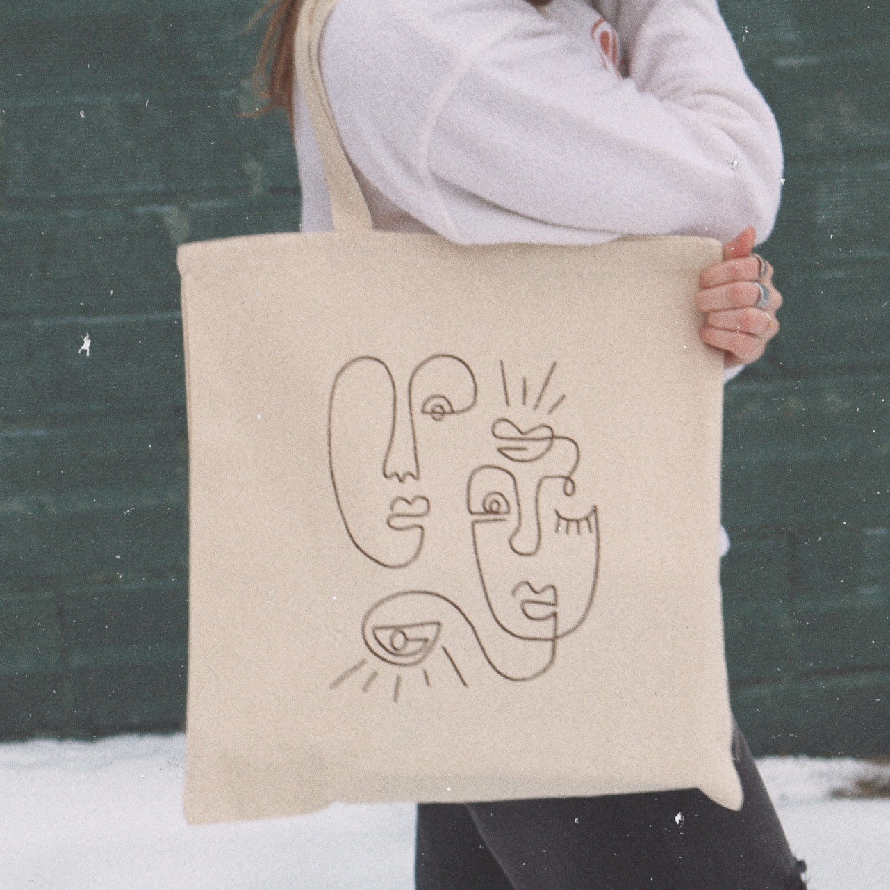 Faces - Tote Bag