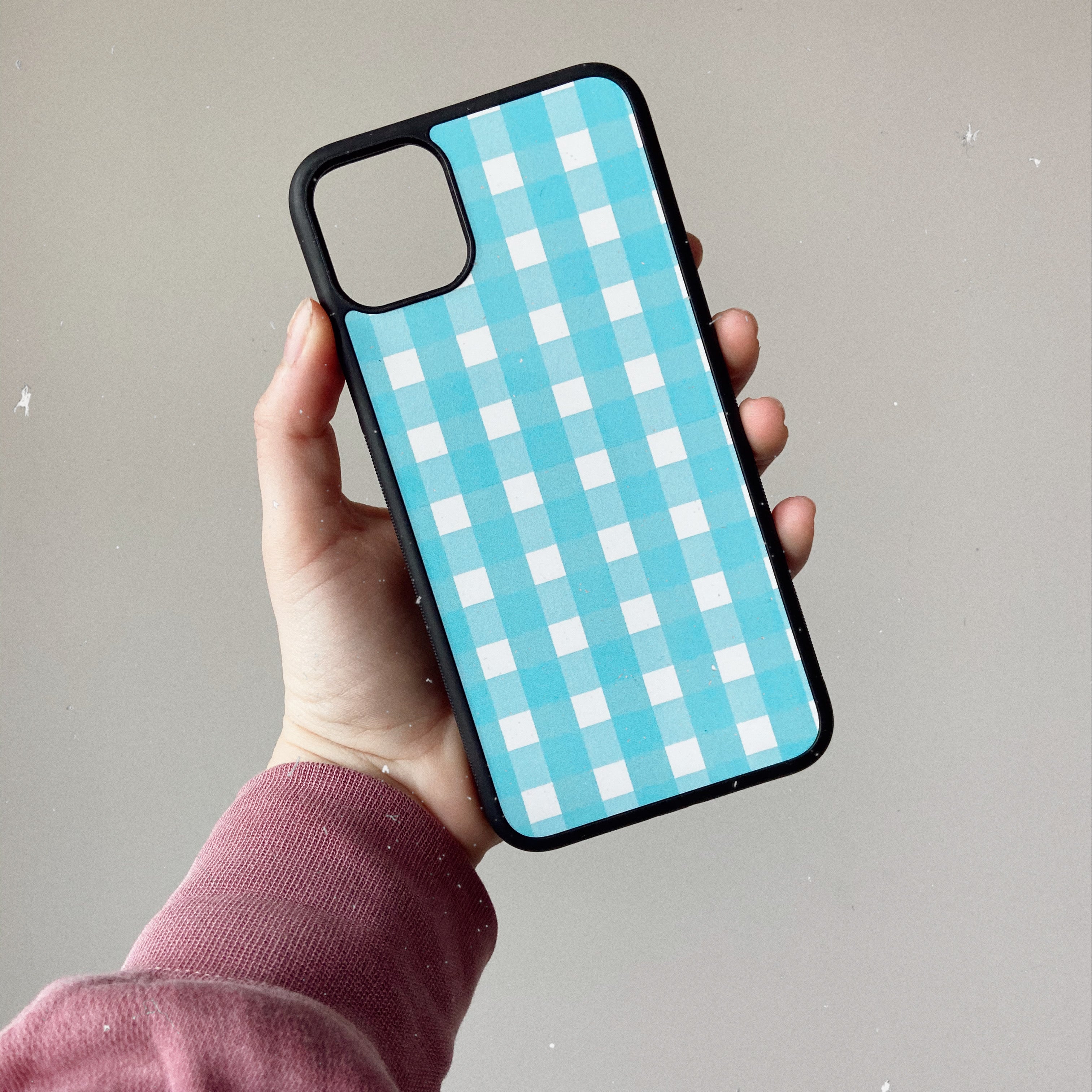 Blue Gingham Phone Case