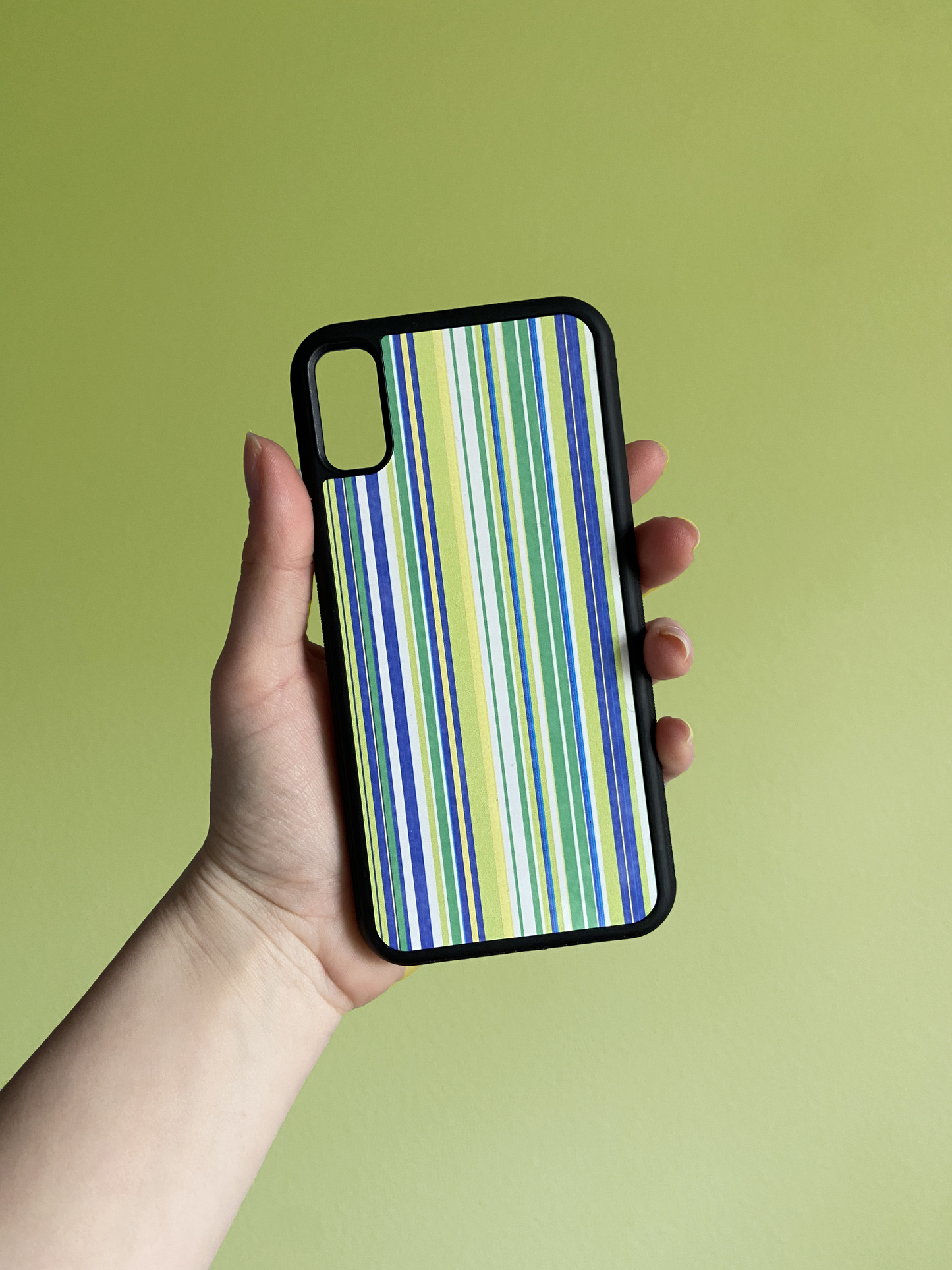 Green Stripe Phone Case