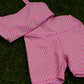 Pink Pattern Biker Shorts