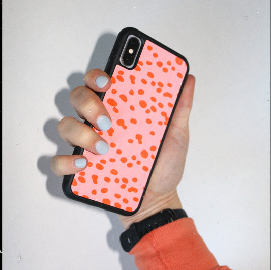 Pink Speckle Phone Case