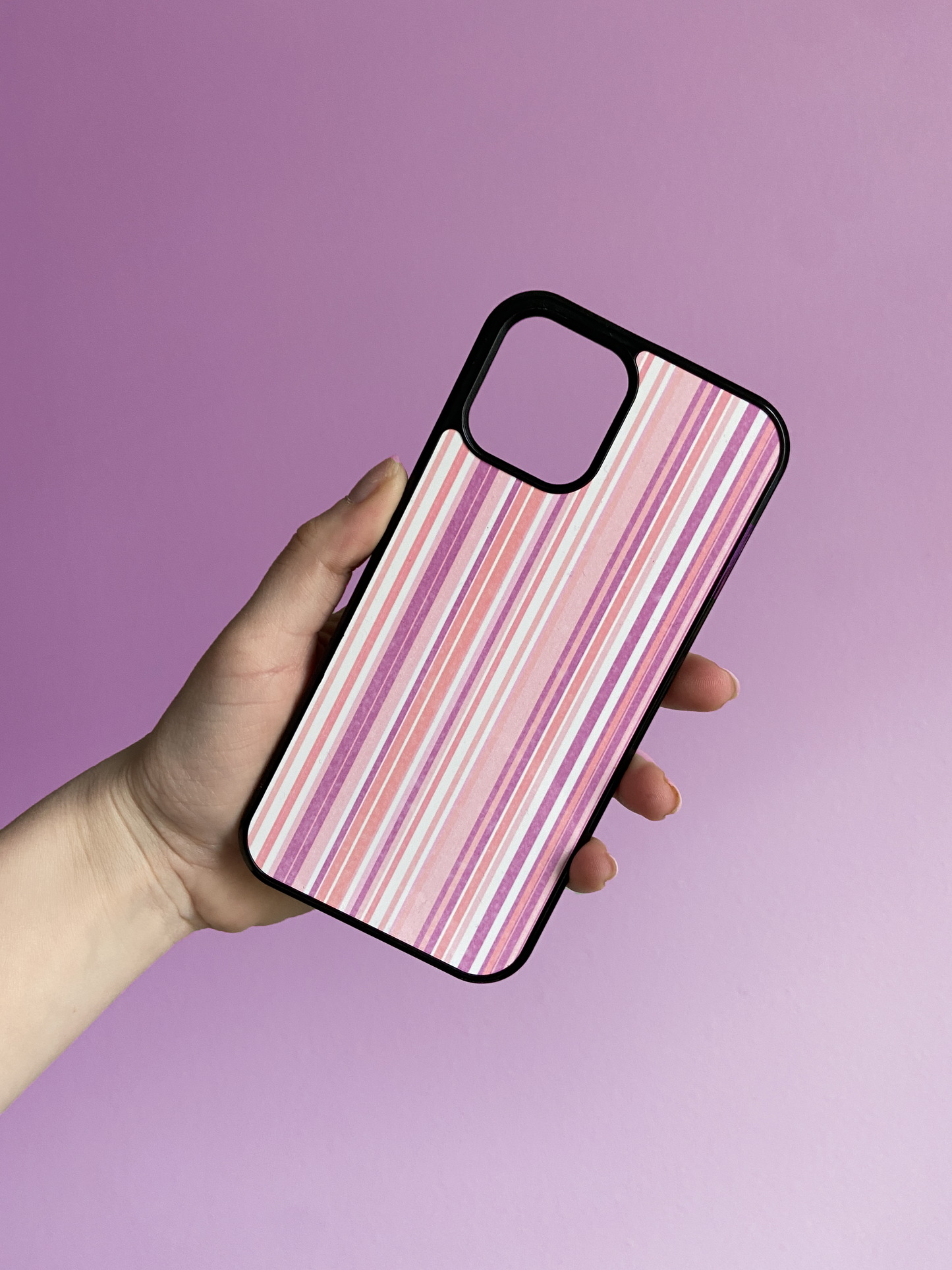 Pink Stripe Phone Case