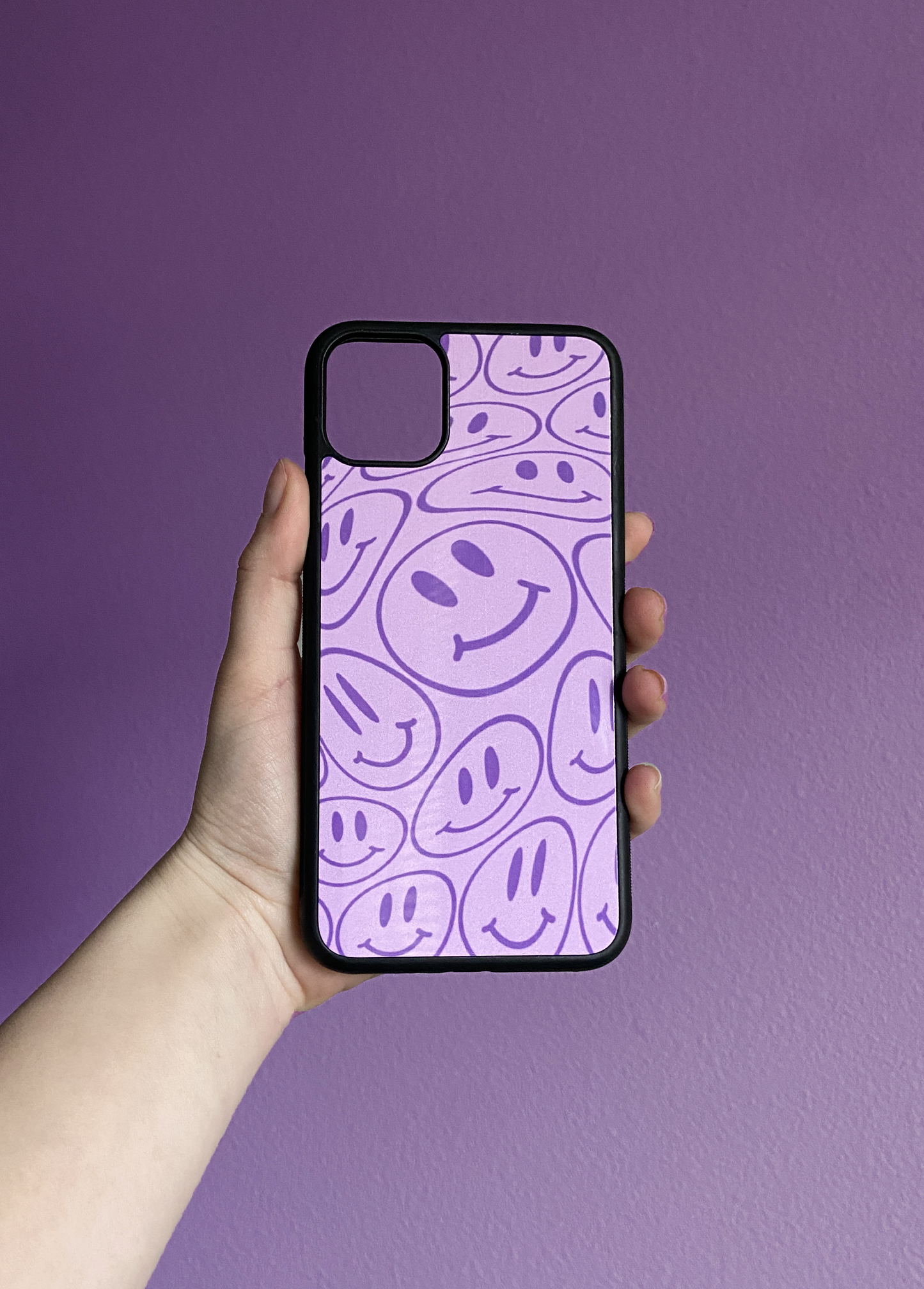 Purple Smiley Phone Case